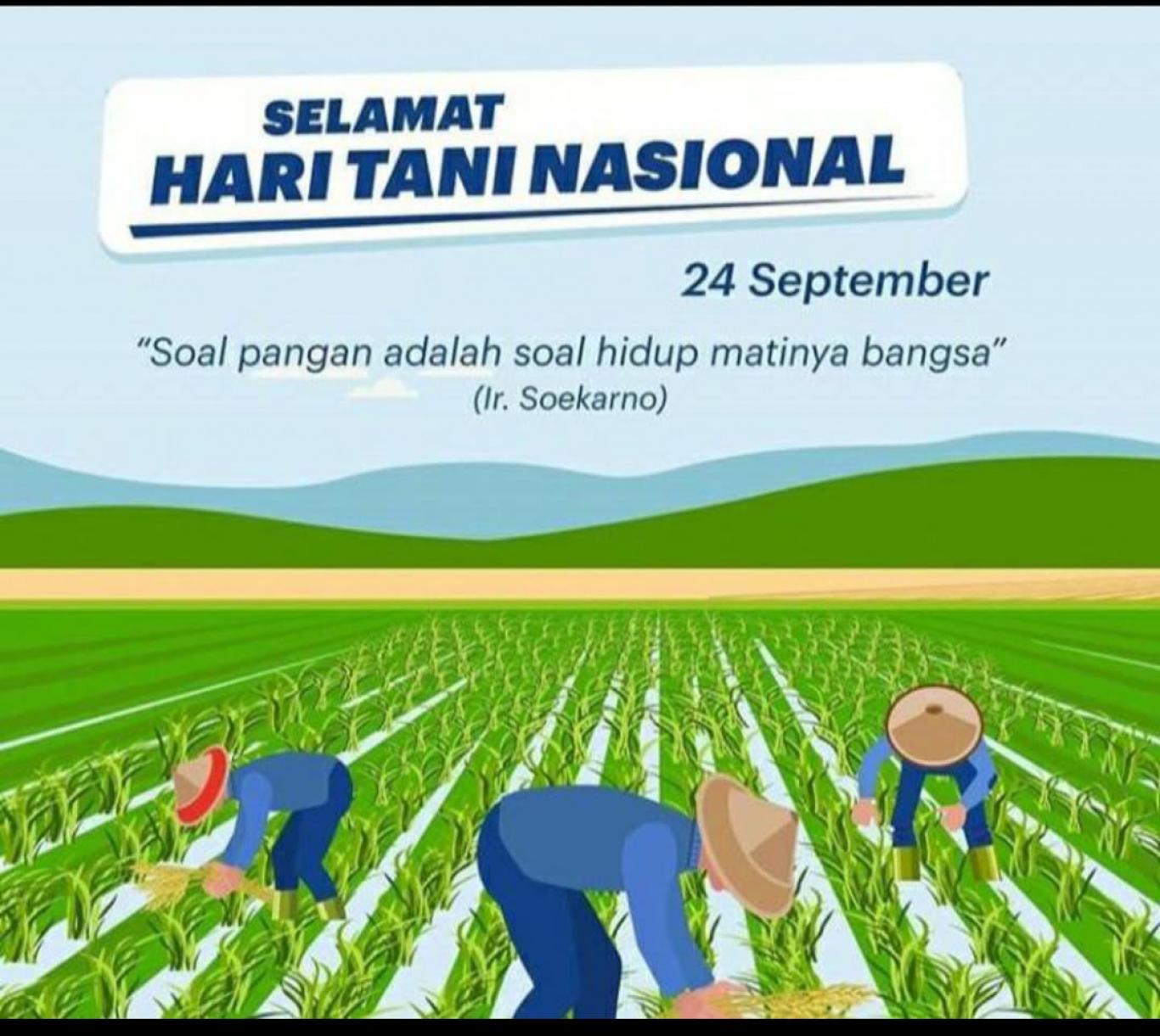 Selamat Hari Tani Nasional Website Kalurahan Srihardono